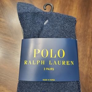 POLO-RALPH LAUREN MEN CREW SOCKS